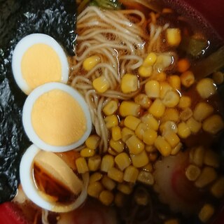 バターコーンの醤油ラーメン